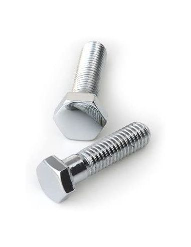 Chrome inch hexagonal head screws 3/8-16 83 mm long