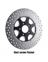 Front brake disc Diameter 11.5" Eliminator 7 left - black for Softail from 2000 to 2014