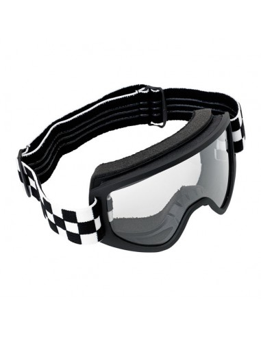 Maschera moto Bandit Classic marrone lenti fumè