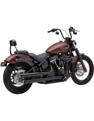 Cobra NH Series Slip-On Mufflers for 2018 thru 2024 Softail Black