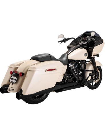 Collettori Dresser Duals Crossover catalizzati PCX Vance & Hines per Touring dal 2017 al 2024 neri