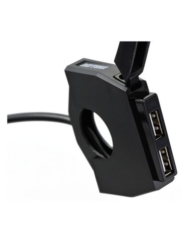 Spina USB a doppia porta per manubri da 1" 