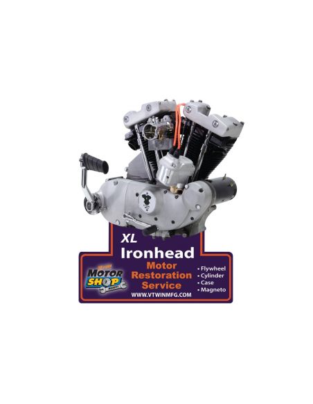 Ironhead Sportster Engine Metal Sign