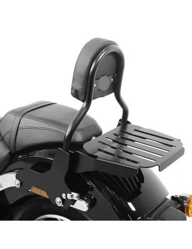 Quick Release Harness with Luggage Rack Black for Softail Sport glide 2018 to 2024