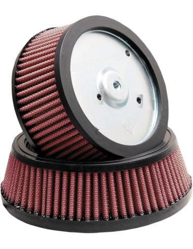 RED Washable Air Filter for 1993 thru 2015 Softail with Screamin Eagle or Big Sucker 1 Air Filter