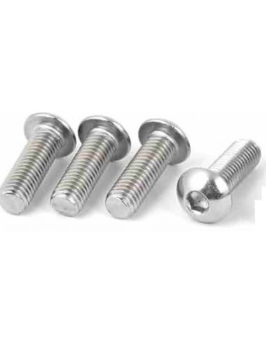 Kit of 4 inched screws for fixing the backrest sissybar to the plates ref OEM 943