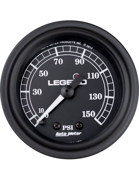 Black Bottom Air Pressure Gauge For Touring 1999 to 2013