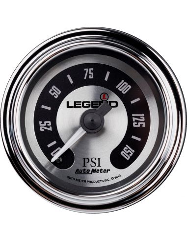 Spun Aluminum Bottom Air Pressure Gauge For Touring 1999 to 2013