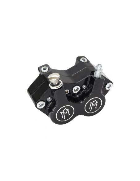 Front brake caliper 4 pistons PM 125x4S polished for Softail Springer from 1988 to 2006