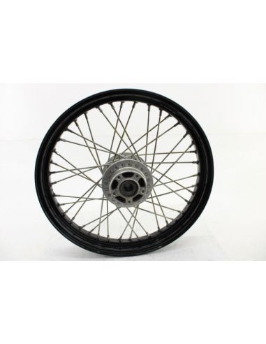 40-spoke 19x2.5 chrome front wheel for 2018-later Street Bob Softail with ABS ref OEM 43300565