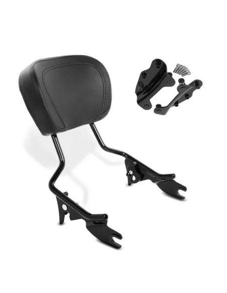Black detachable backrest with 4-point attachments for Touring from 2014 to 2023