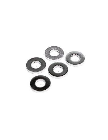 Chrome flat washers standard 1/4"