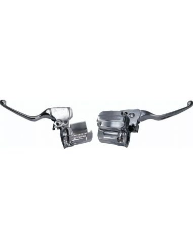 Chrome handlebar controls for Touring Road glide from 2021 to 2023