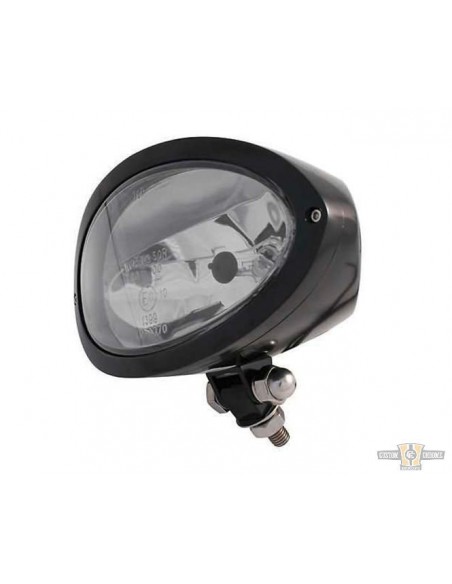 Faro anteriore Moto Omologato Lampada H4 Cromato Vendita Online 